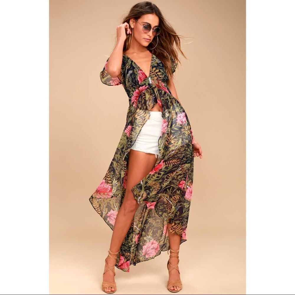 ✨HP✨Arizona Jean Co. Floral Print Maxi Top✨